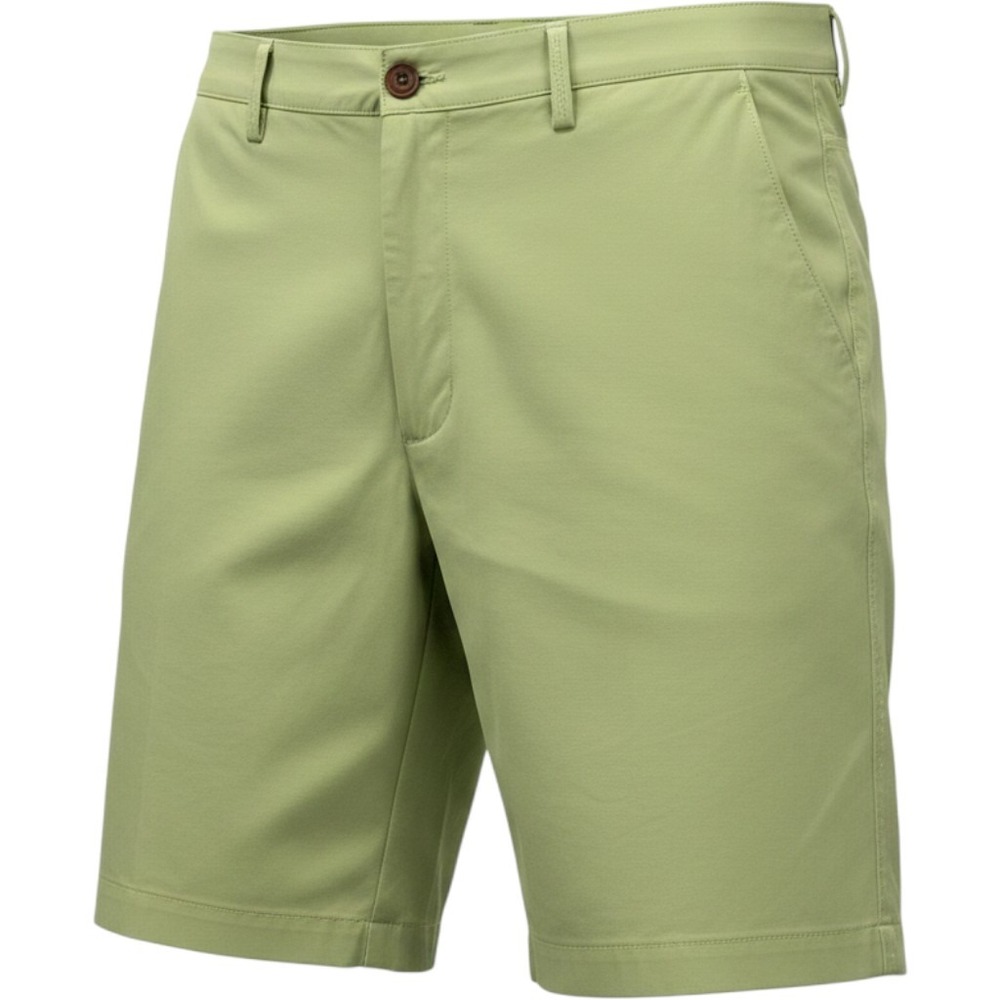 Peter Millar Crown Sport Mens Lime Green Performance Golf Shorts Size 38